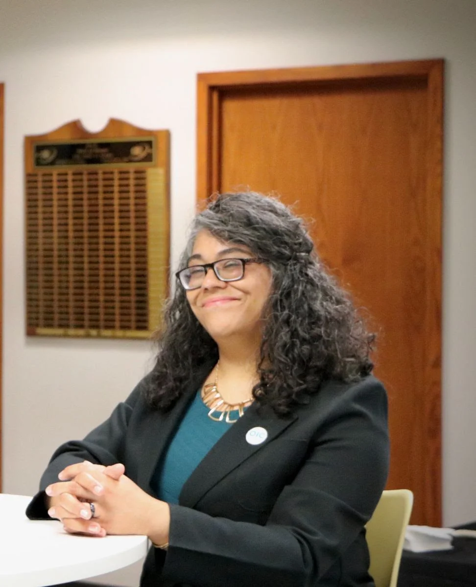 Director of admissions, Alida Padilla-Curry