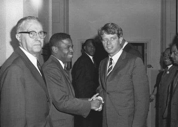 Robert Kennedy visits OIC 1966